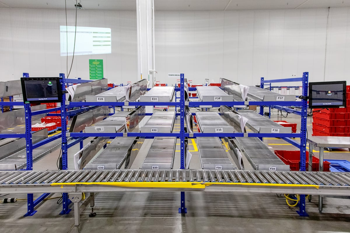 UNEX equipment used in Home Chef’s fulfillment operation